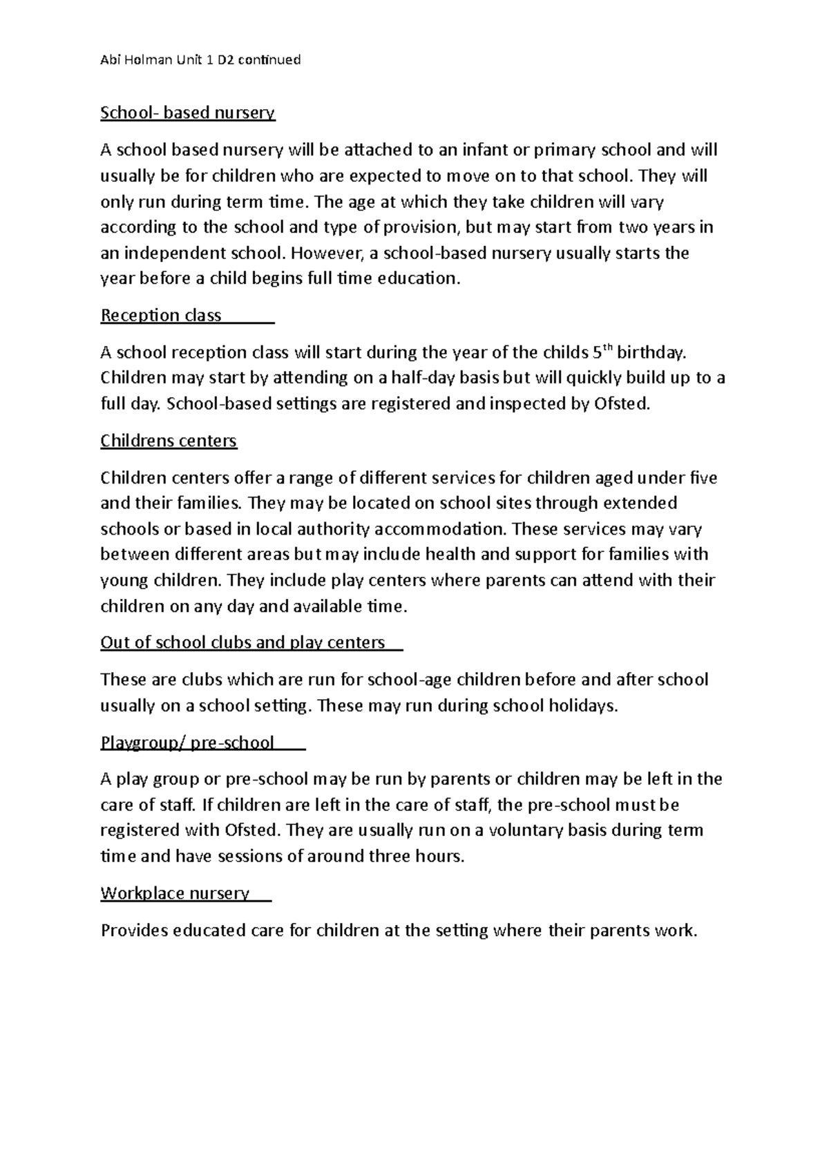 d2-gcse-abi-holman-unit-1-d2-continued-school-based-nursery-a