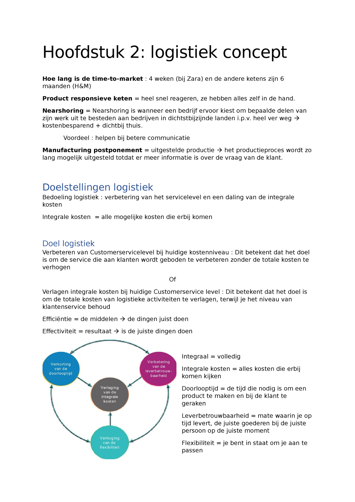 Scm Hoofdstuk 2 - Samenvatting Supply Chain Management - Hoofdstuk 2 ...