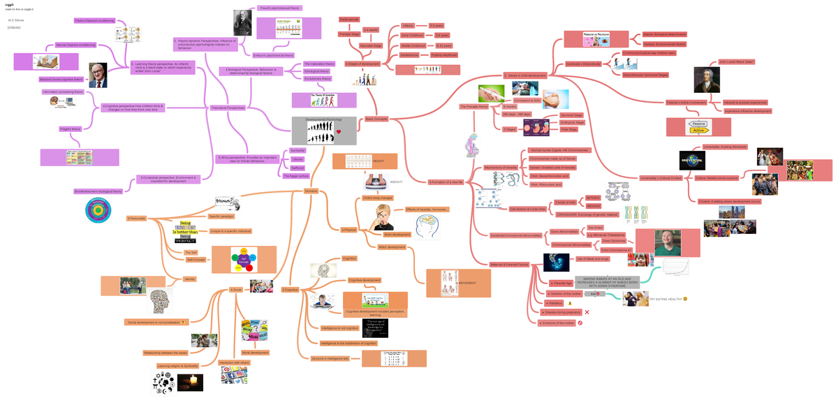 32080492 Mindmap PSYC211 Developmental Psychology - Developmental ...