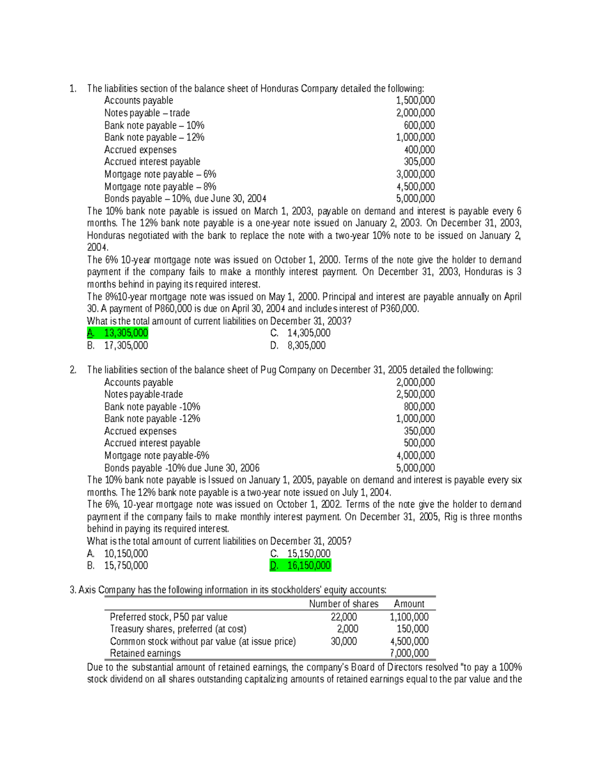Pdfcoffee NOtes The liabilities section of the balance sheet of