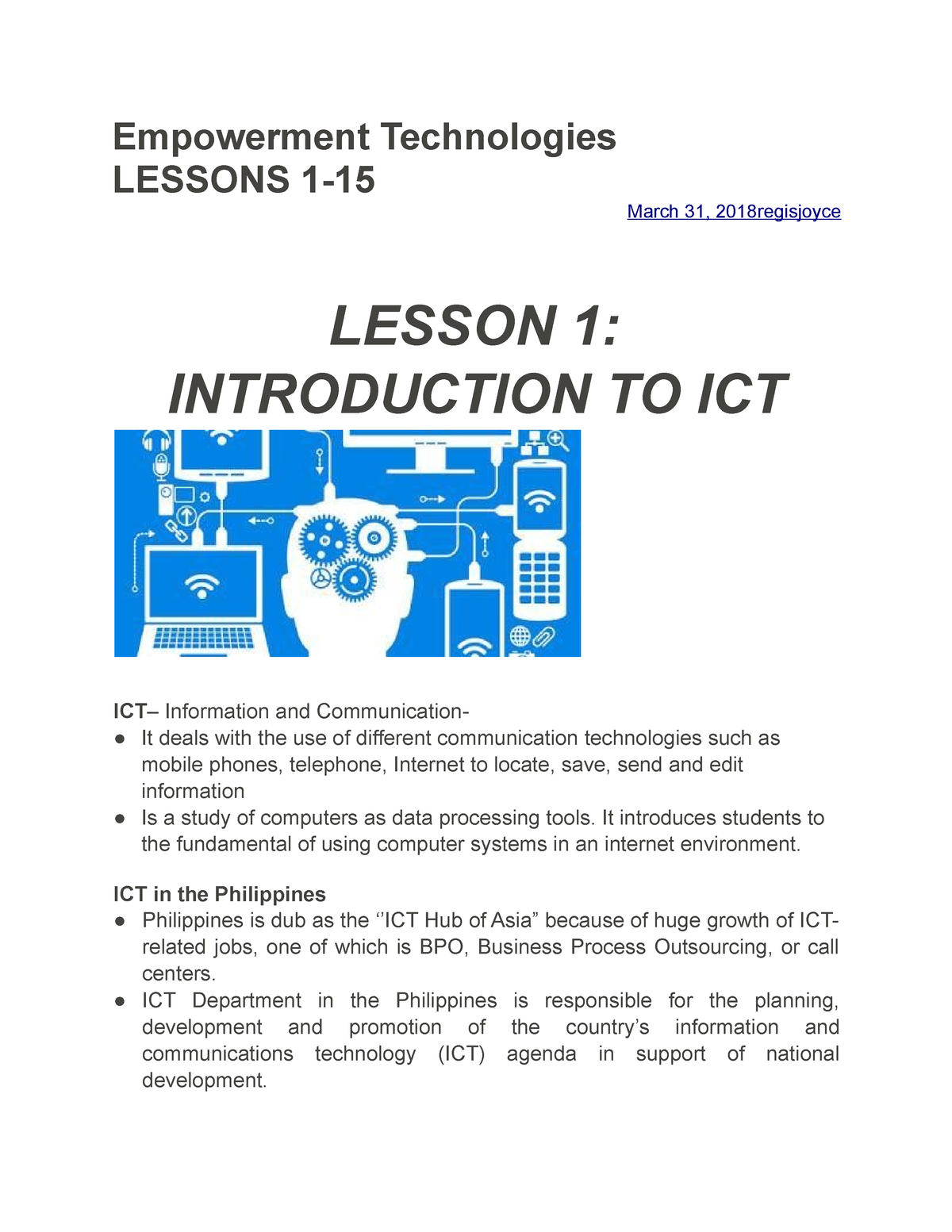 Emtech-Lesson-1-to-15.docx - Empowerment Technologies LESSONS 1- March ...