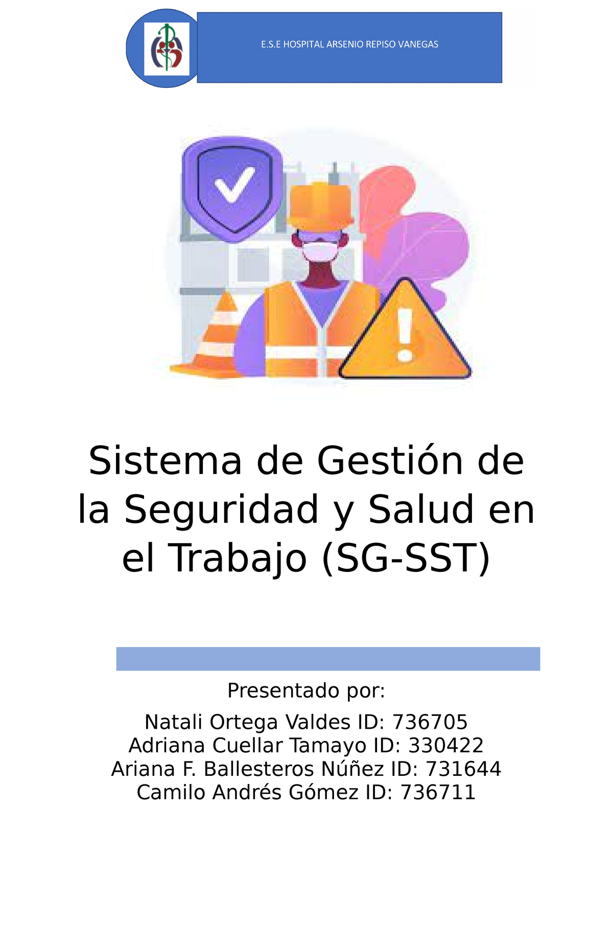 Cartilla Sobre El Sistema De Gestión De La Seguridad Y Salud En El Trabajo Sg Sst Sistema De 5528