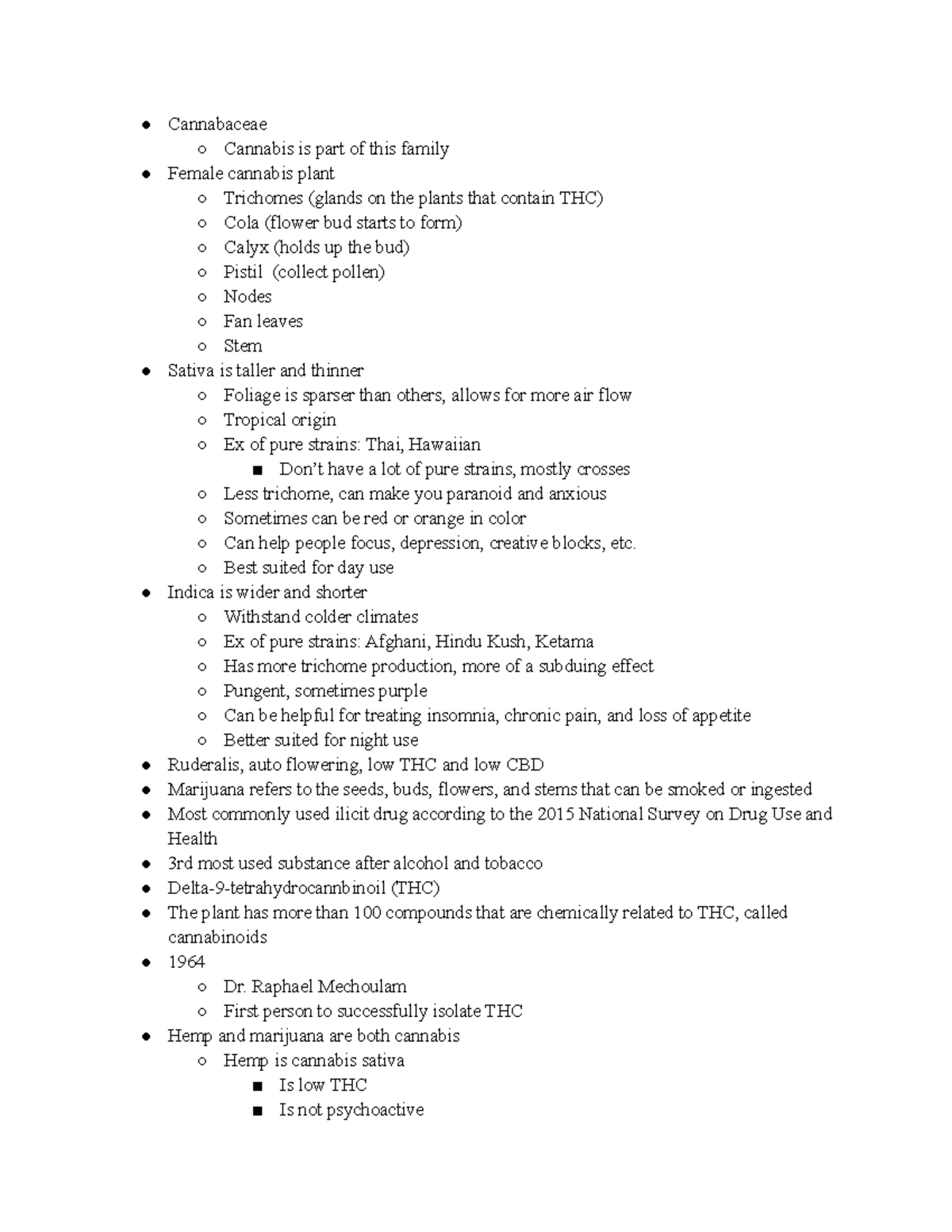02 06 2020 - Sativa vs. indicia and parts of weed plant - Cannabaceae ...