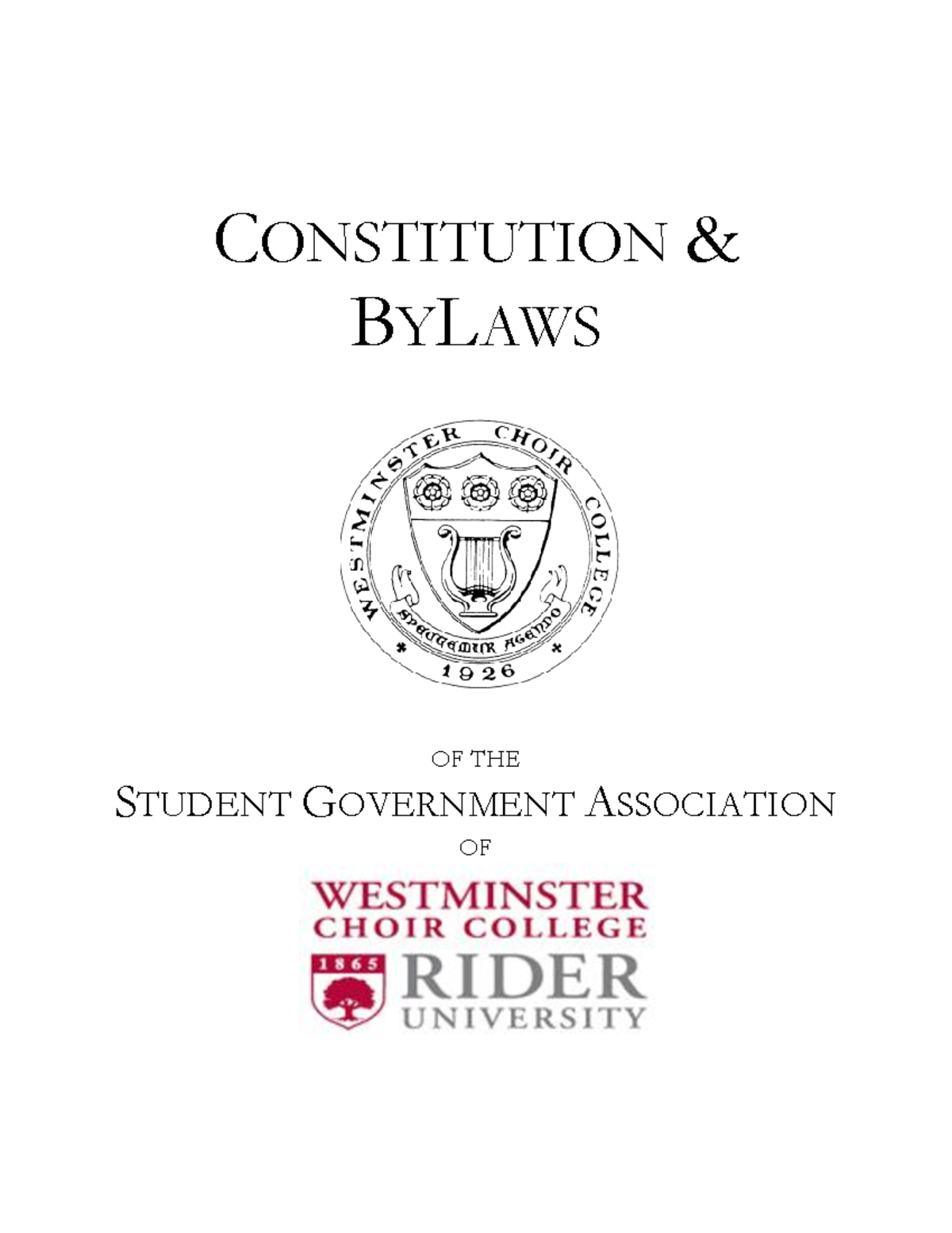 Westminster-sga-finance board constitution and bylaws - CONSTITUTION ...