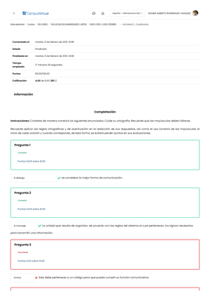 Actividad 1 - Unidad 1Espa - Comenzado El Sábado, 30 De Enero De 2021 ...