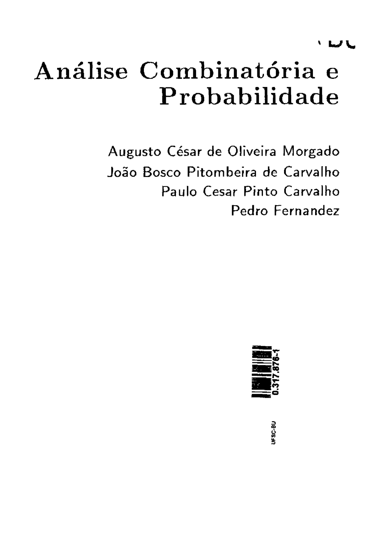 [M0rgado] Analise Combinatoria E Probabilidade - Análise Combinatória E ...