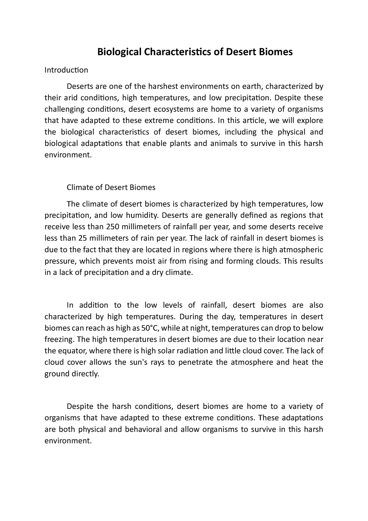 biological-characteristics-of-desert-biomes-biological