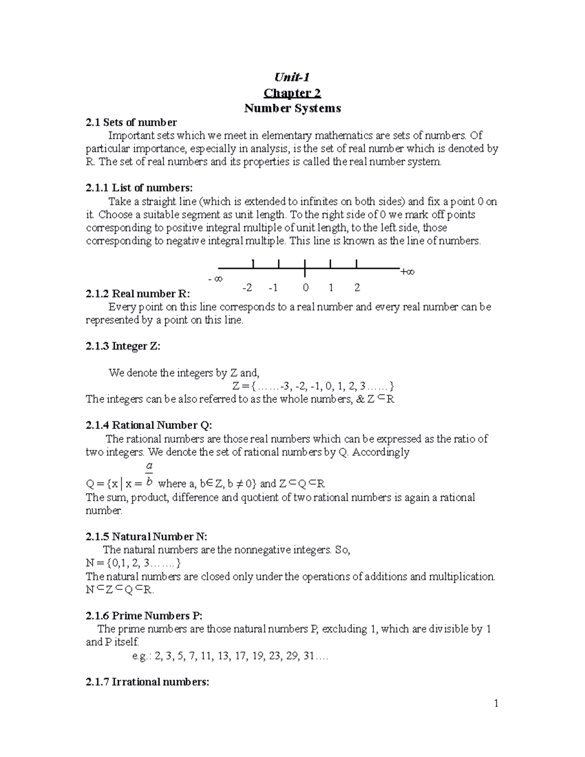 unit real number system homework 2 answer key