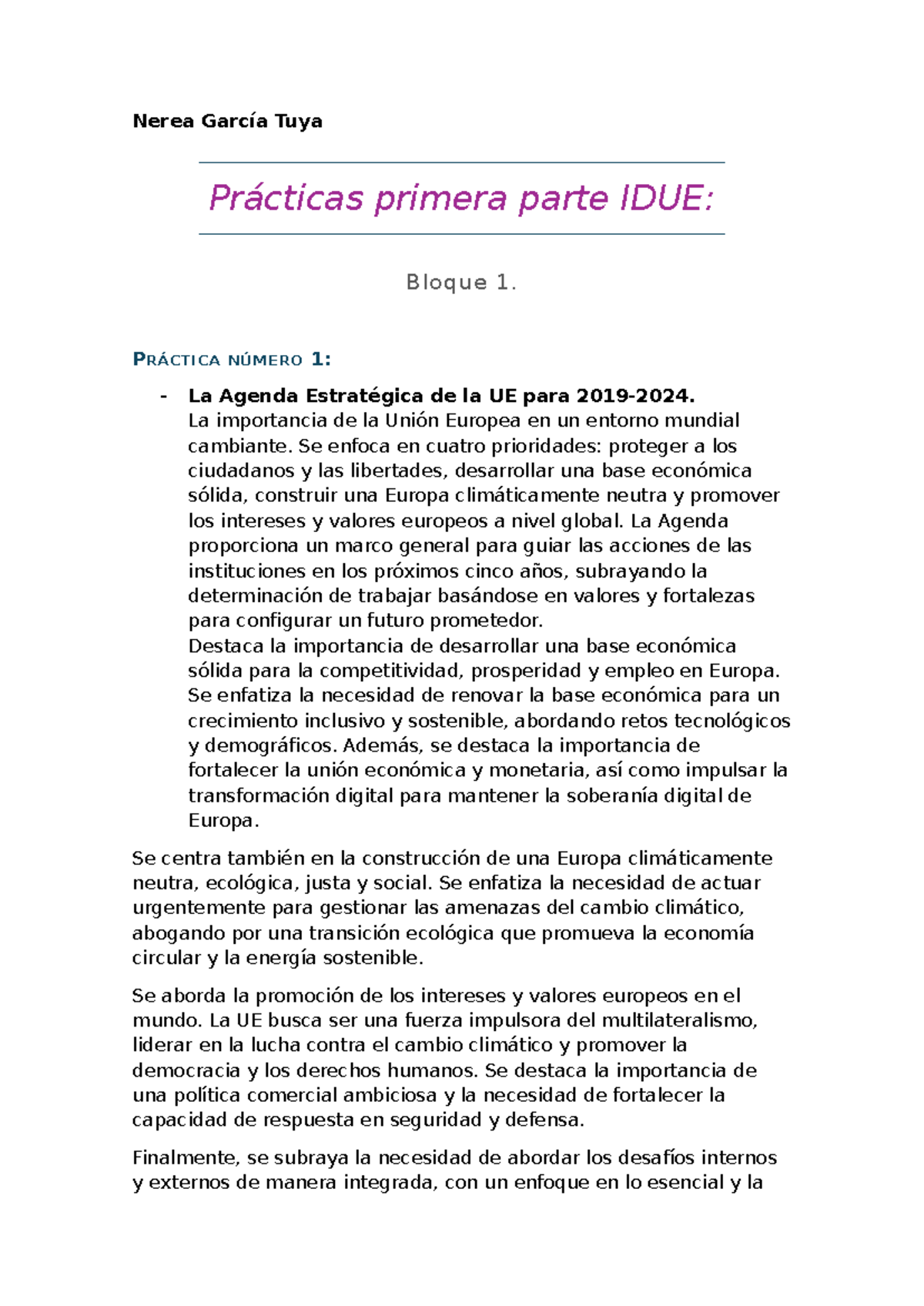 Prácticas Primera Parte Idue Nerea Nerea García Tuya Prácticas Primera Parte Idue Bloque 1 4968