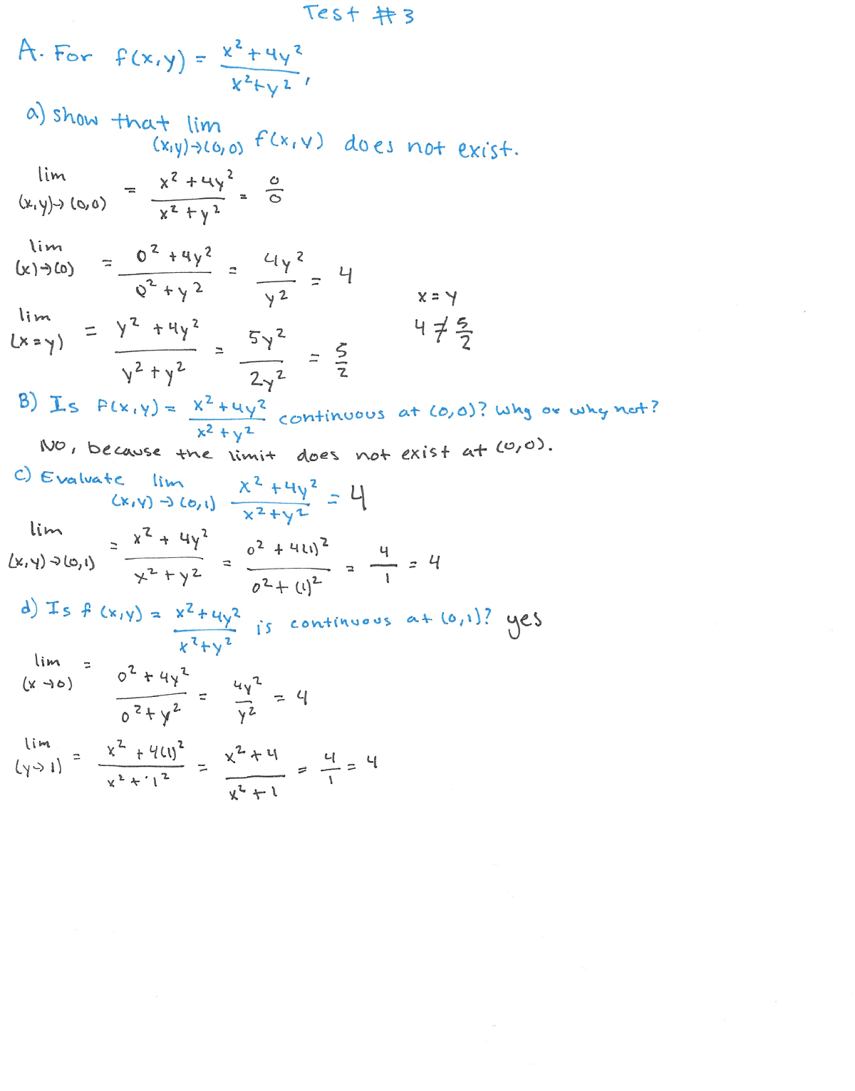 Math Test #3 - Math exam - MATH 2412 - Studocu