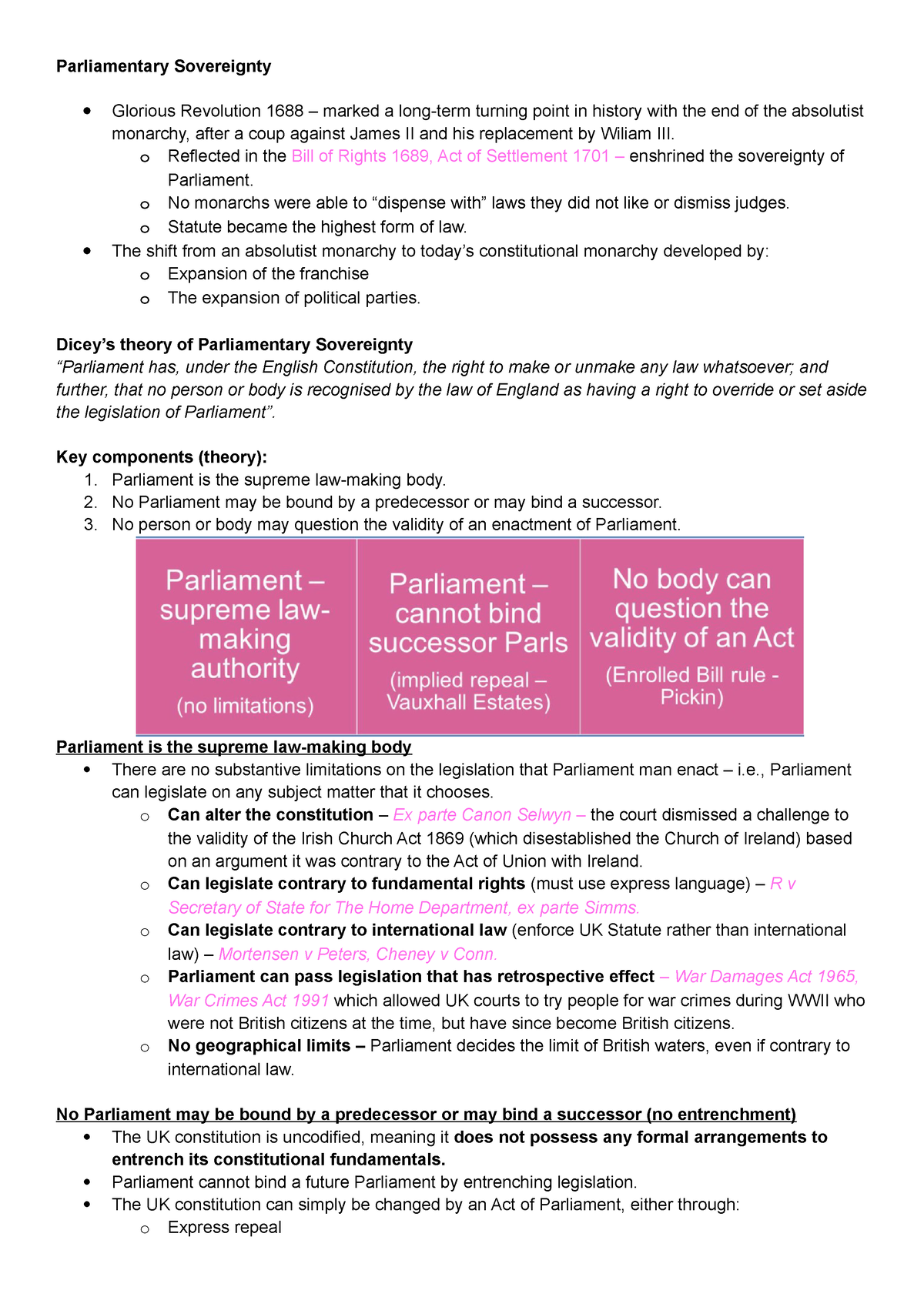 parliamentary-sovereignty-o-reflected-in-the-bill-of-rights-1689-act