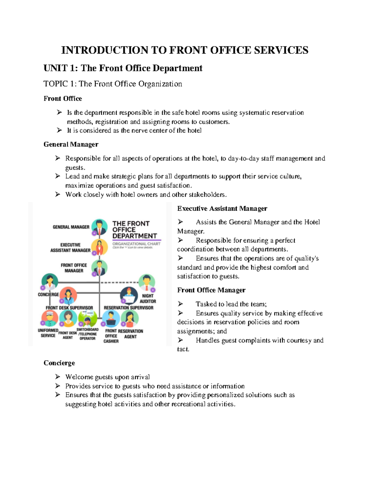 The Difference Between Front Desk and Front Office Management