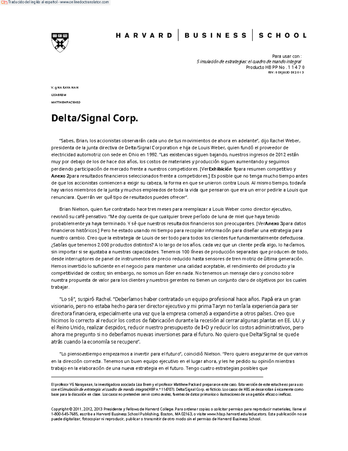 DeltaSignal Case TRADUCCION CASO SIMULADOR SEMANA 12 Para usar con