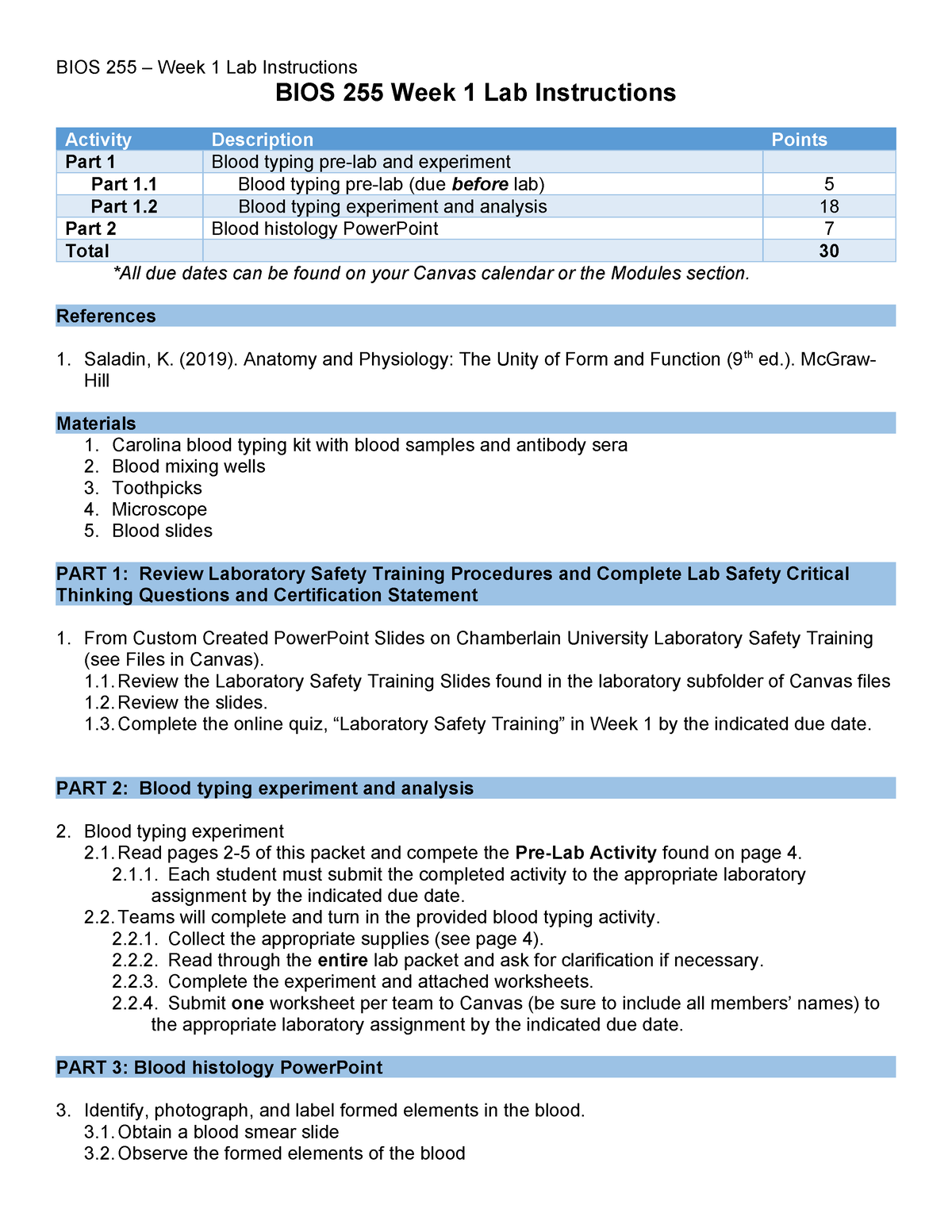 BIOS 255 Week 1 Lab Instructions - BIOS 255 Week 1 Lab Instructions ...