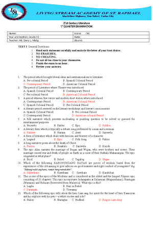 SCIENCE 7 MODULE - Science Quarter 2 – Module 3 Levels of Biological ...