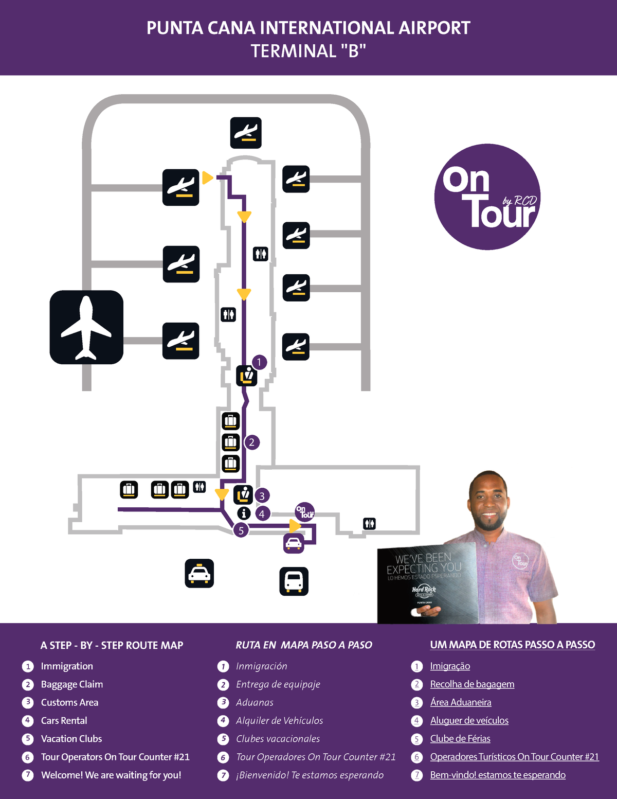 MAPA- Terminal B - Map - PUNTA CANA INTERNATIONAL AIRPORT TERMINAL "B ...