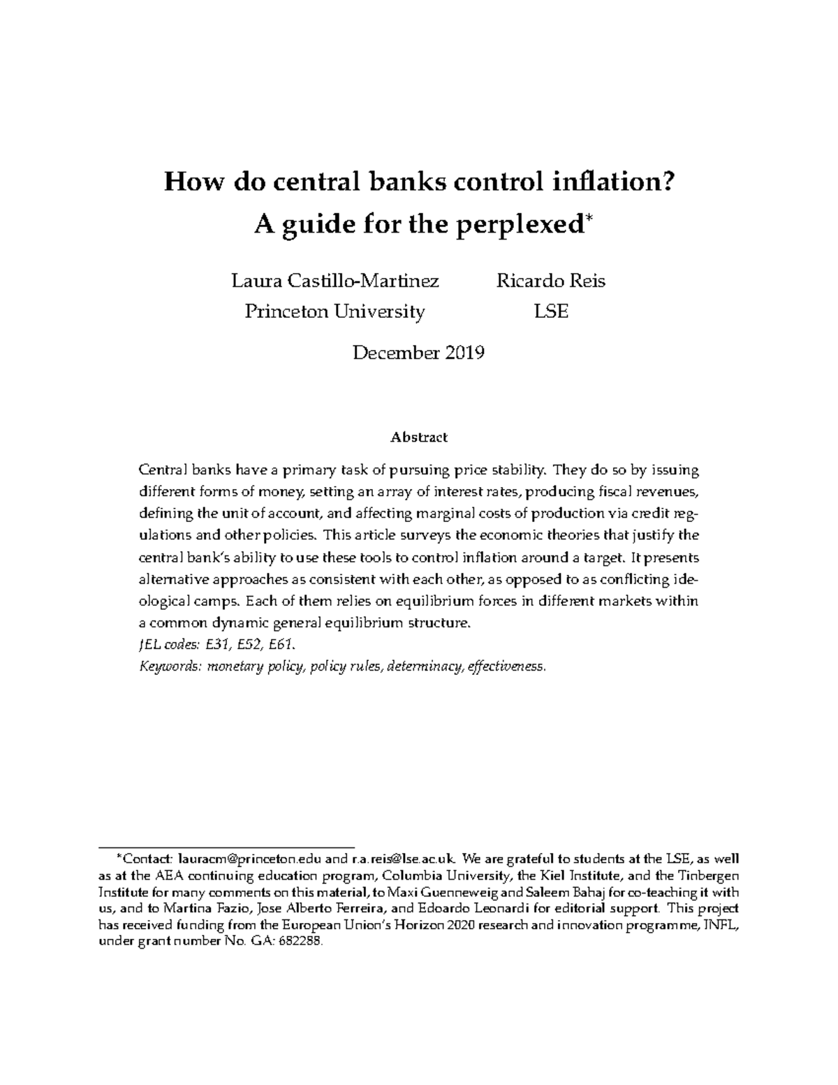 How Do Central Banks Control Inflation