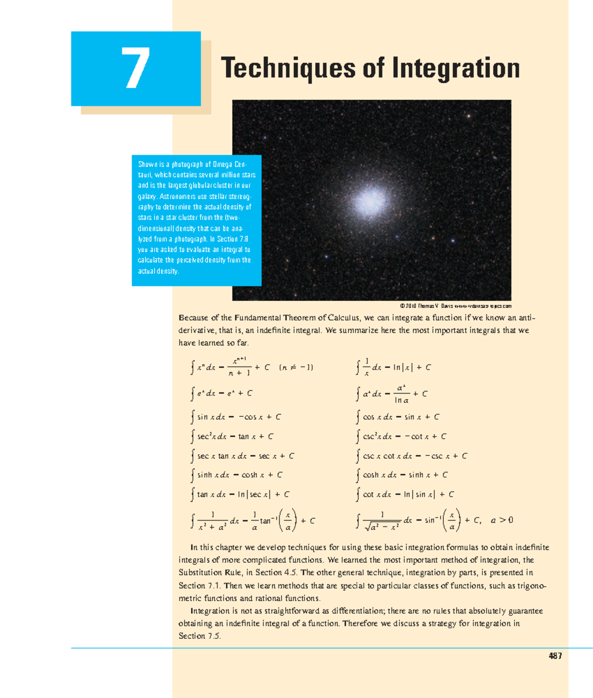 Chuong 7 - Hope these helpful! - Techniques of Integration 7 Because of ...