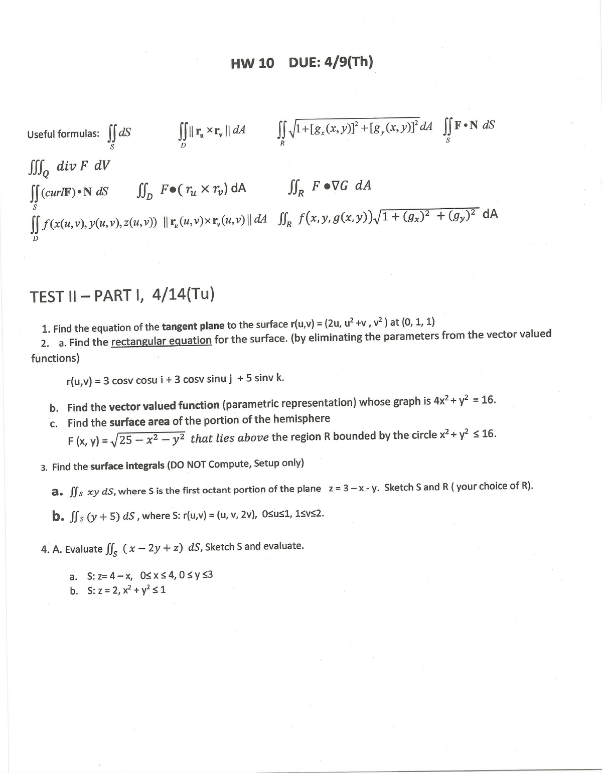 HW 10 A (study guide) - ENGR 3300 - Studocu