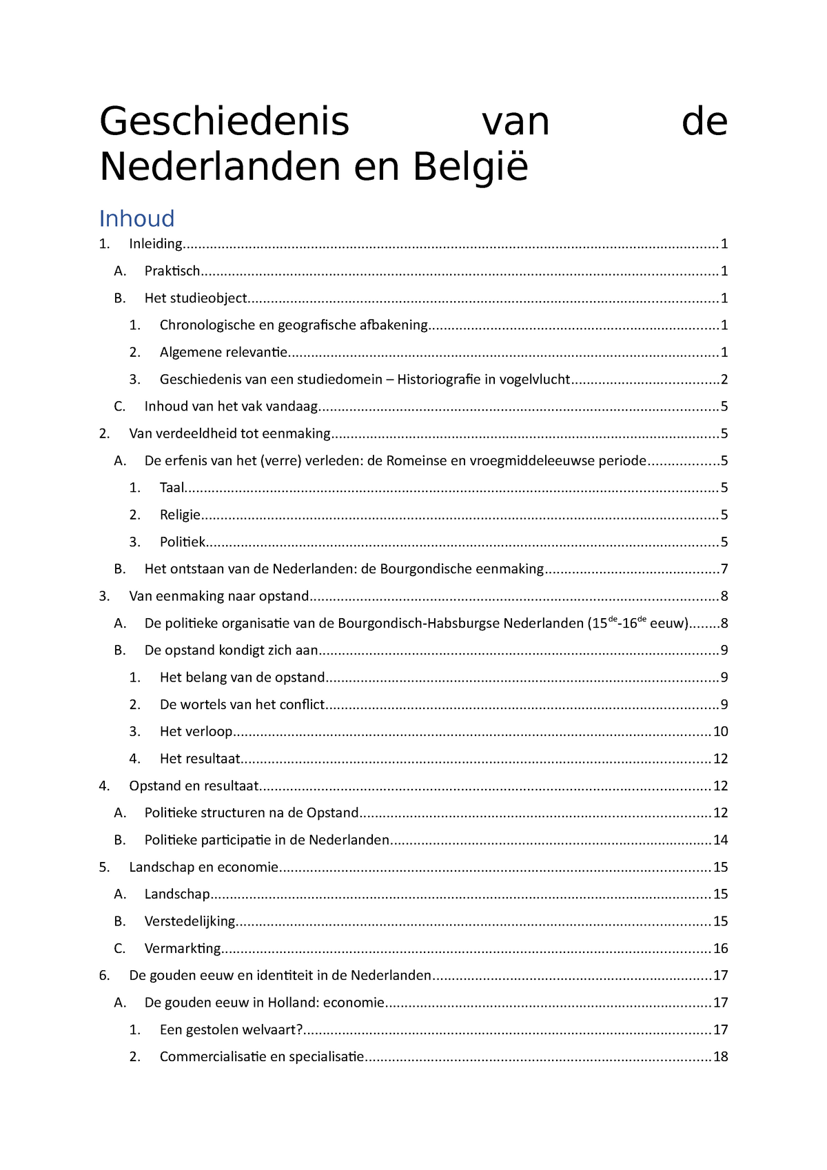 Geschiedenis Der Nederlanden - Geschiedenis Van De Nederlanden En ...