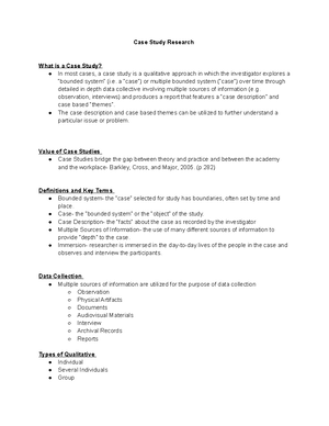 Sampling, Survey Research, Participant Observation and Case Studies ...