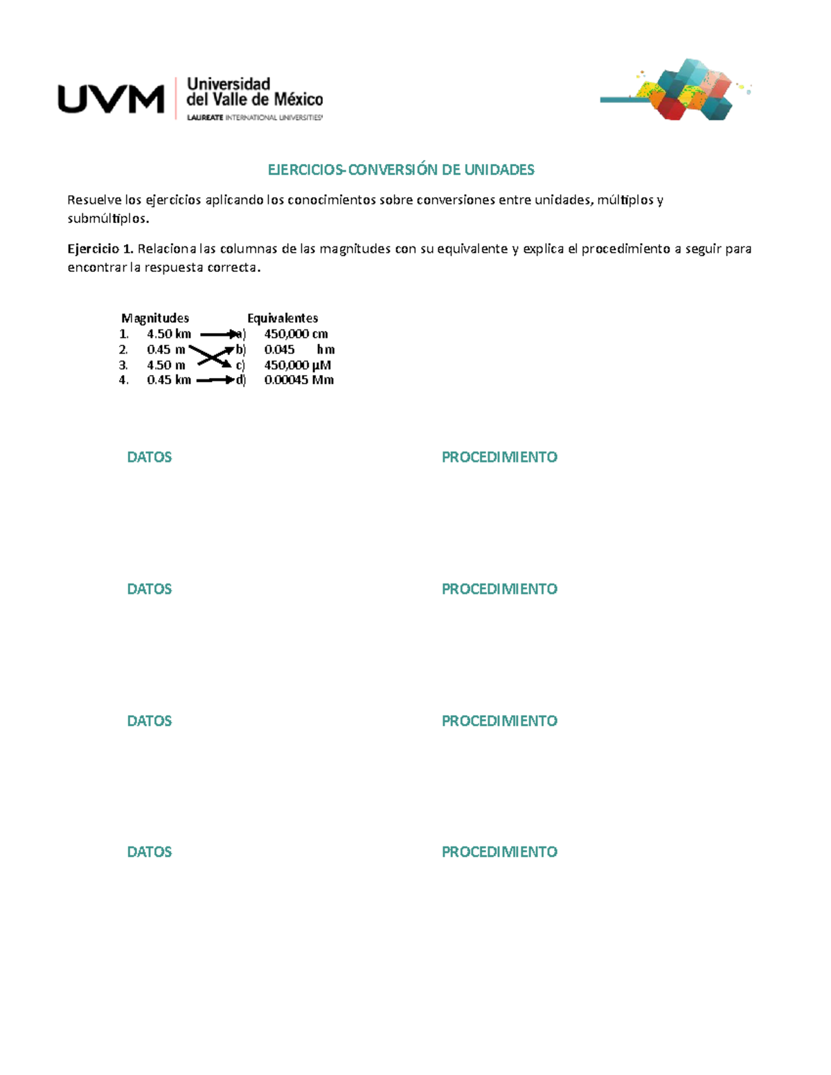 Actividad 1 Metrologia Ejercicios - EJERCICIOS-CONVERSIÓN DE UNIDADES ...