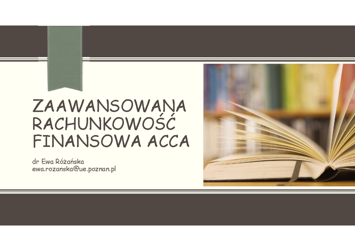 Koszty finansowania zewnętrznego MSR23 - ZAAWANSOWANA RACHUNKOWOŚĆ
