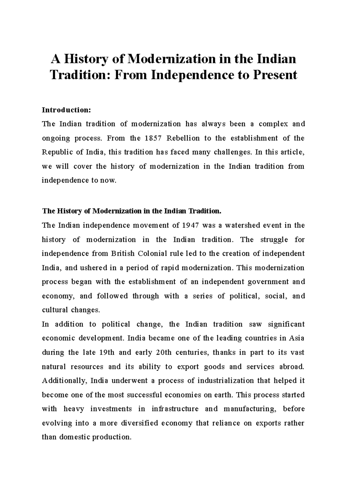 a-history-of-modernization-in-the-indian-tradition-from-independence