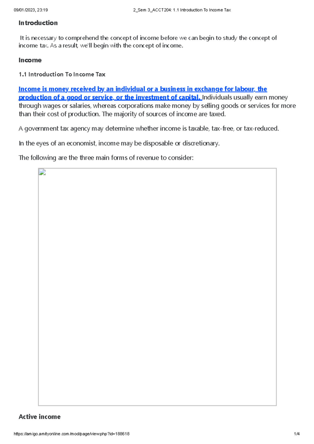 income tax essay introduction