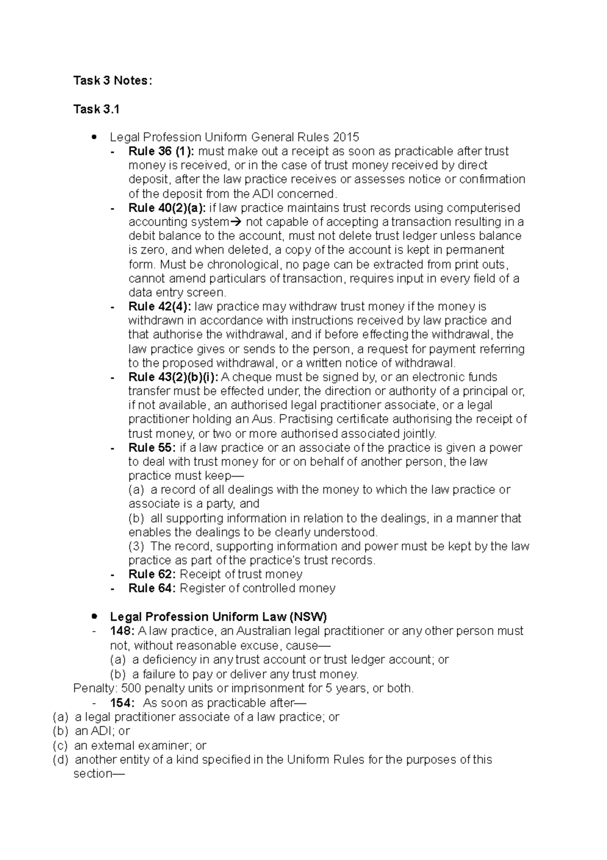 Task 3 ethics rules PHL242 MQ Studocu