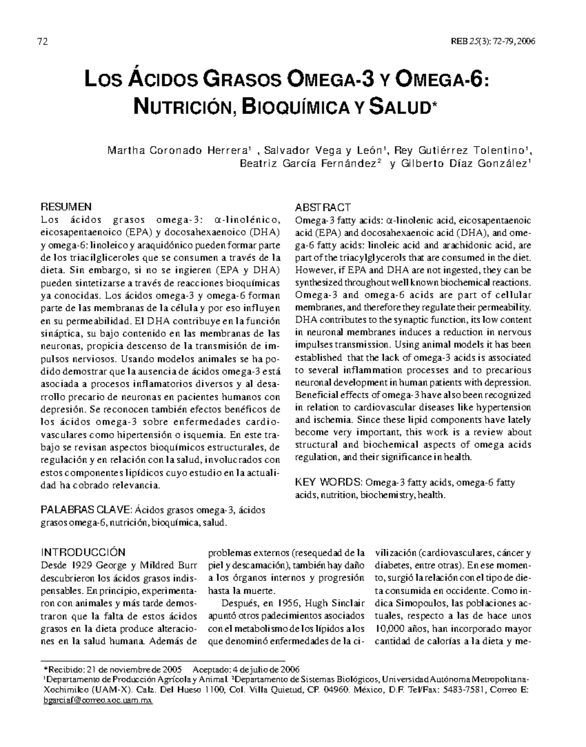 Acidos Grasos omega 3 y 6 LOS ÁCIDOS GRASOS OMEGA 3 Y OMEGA 6