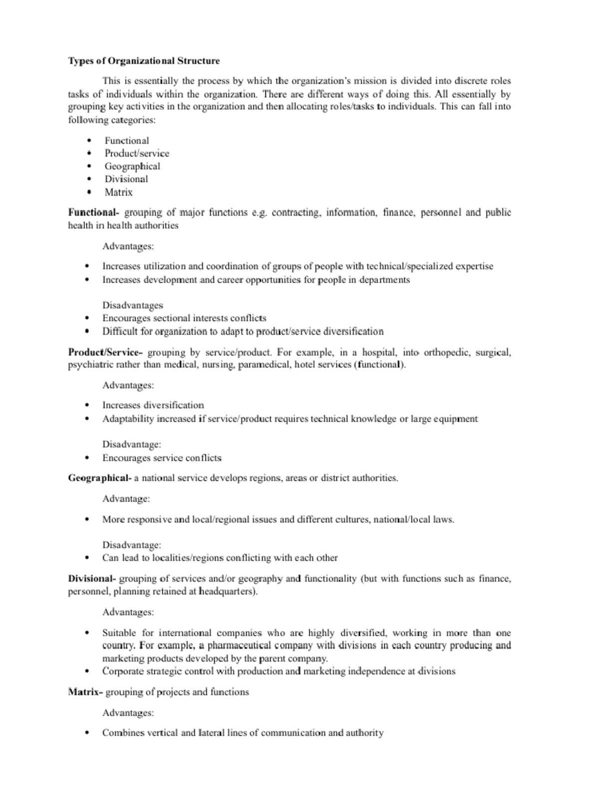Goodgovcsr Lesson 2 - SOUTH PLAINS 1 - Types of Organizational ...