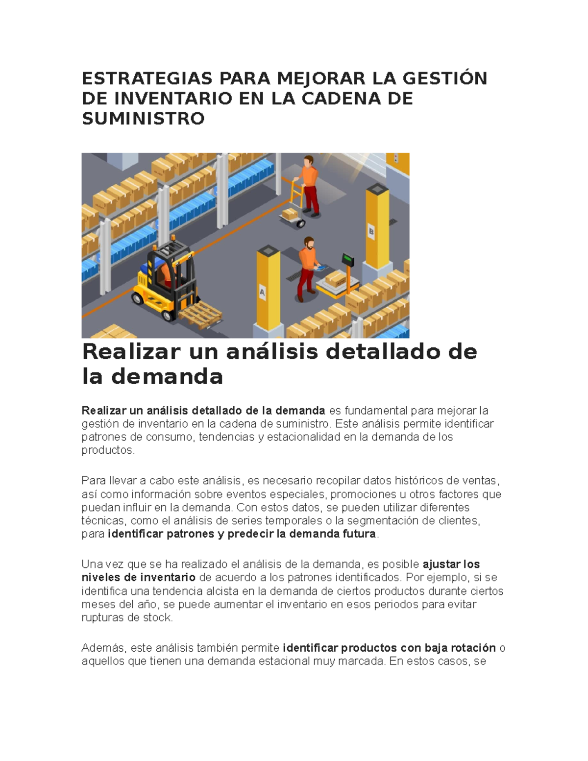 Sandra Y Francisco Gestión DE Inventario EN LA Cadena DE Suministro ...