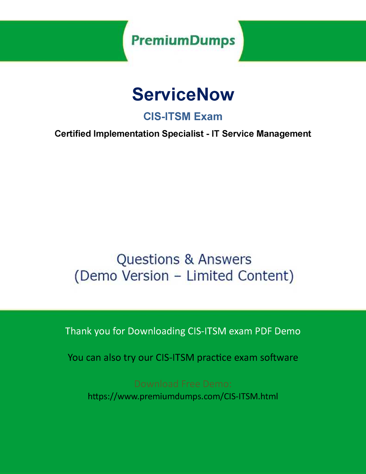 CIS-ITSM Best Practice