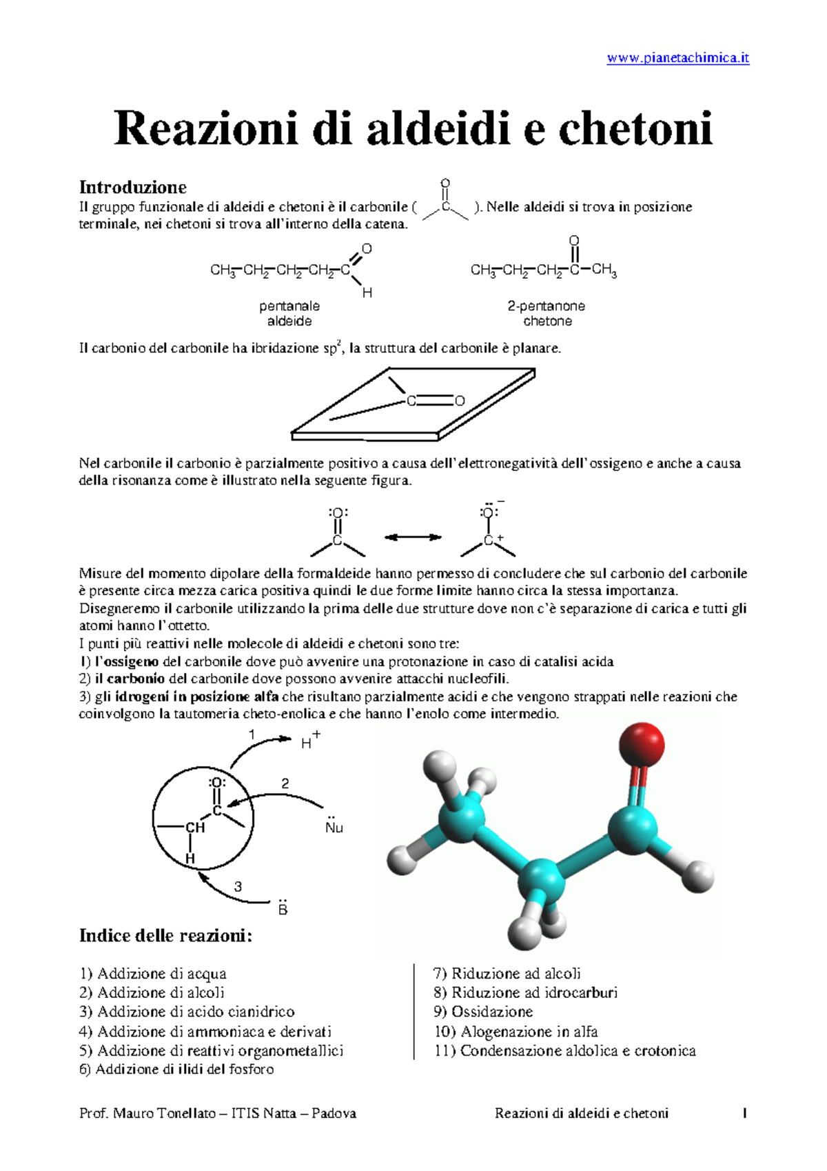 Reazioni Aldeidi Mecc 2 - Pianetachimica Reazioni Di Aldeidi E Chetoni ...