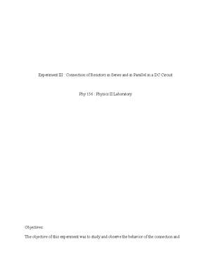 Physics 156 worksheet 7 - PHY 156 - Studocu