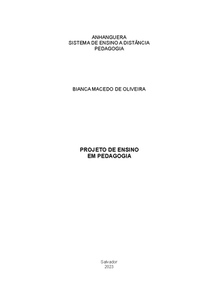 Gabarito Prova Presencial - 1º Chamada - Gestão DE Projetos - A ...