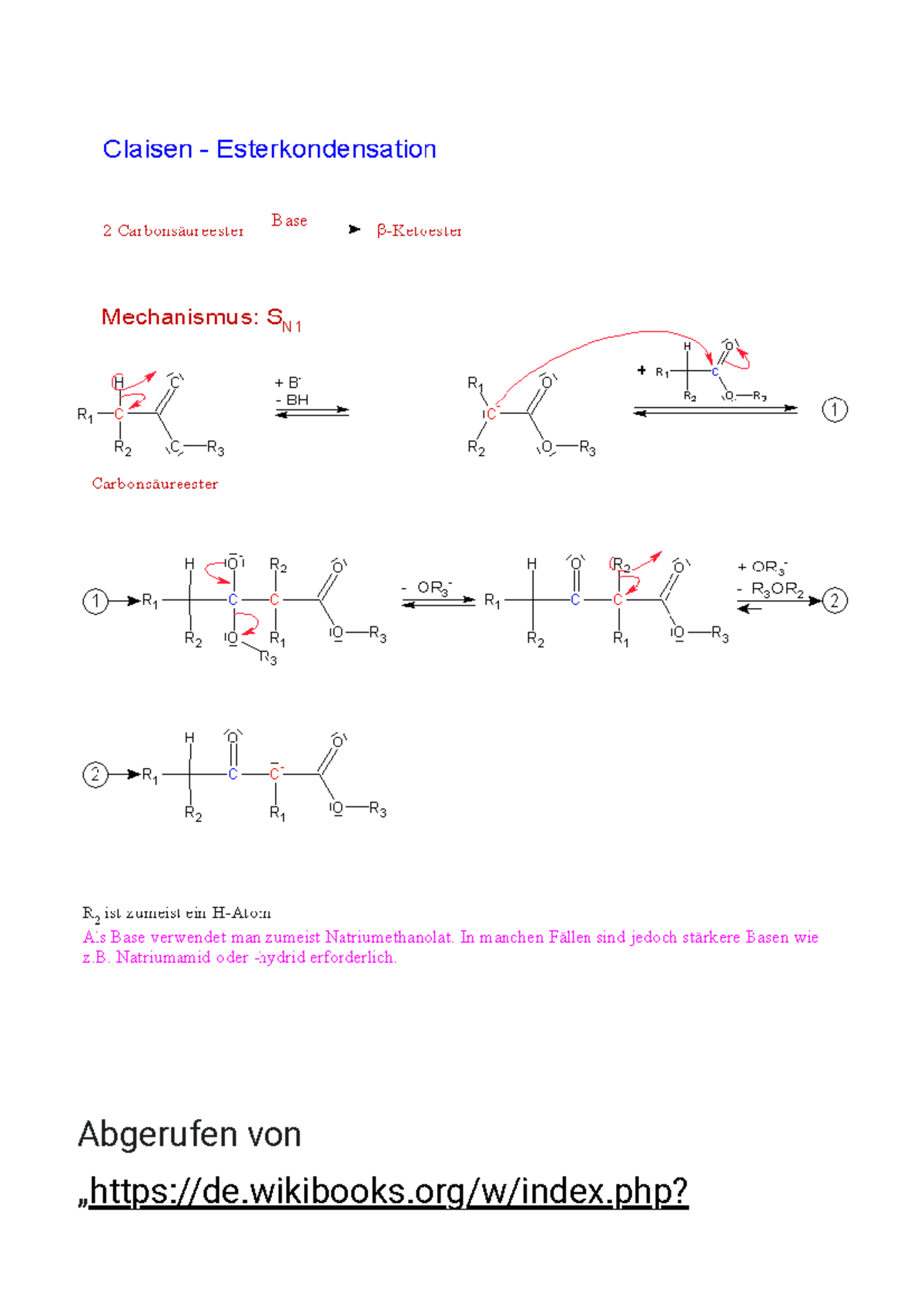 Reaktionsmechanismen Der Organischen Chemie Reaktionsmechanismen der Organischen Chemie Substitutionsreaktionen
