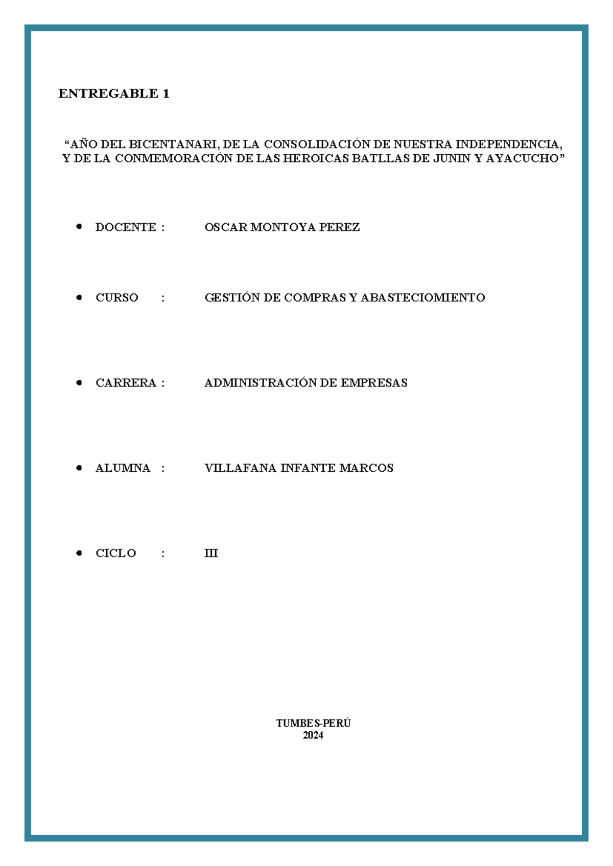 Entregable 1 DE Gestión DE Compras Y Abastecimiento ( Marchena ...
