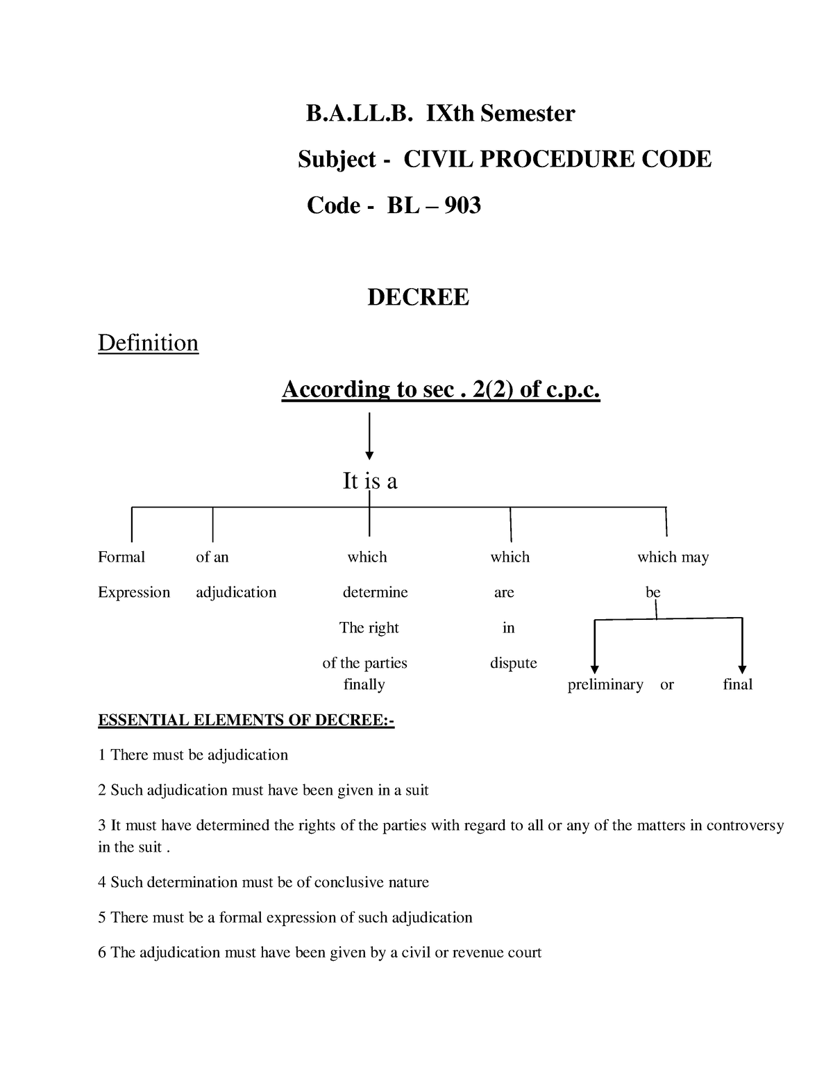 diff-between-primary-anf-final-decree-b-a-ll-ixth-semester-subject