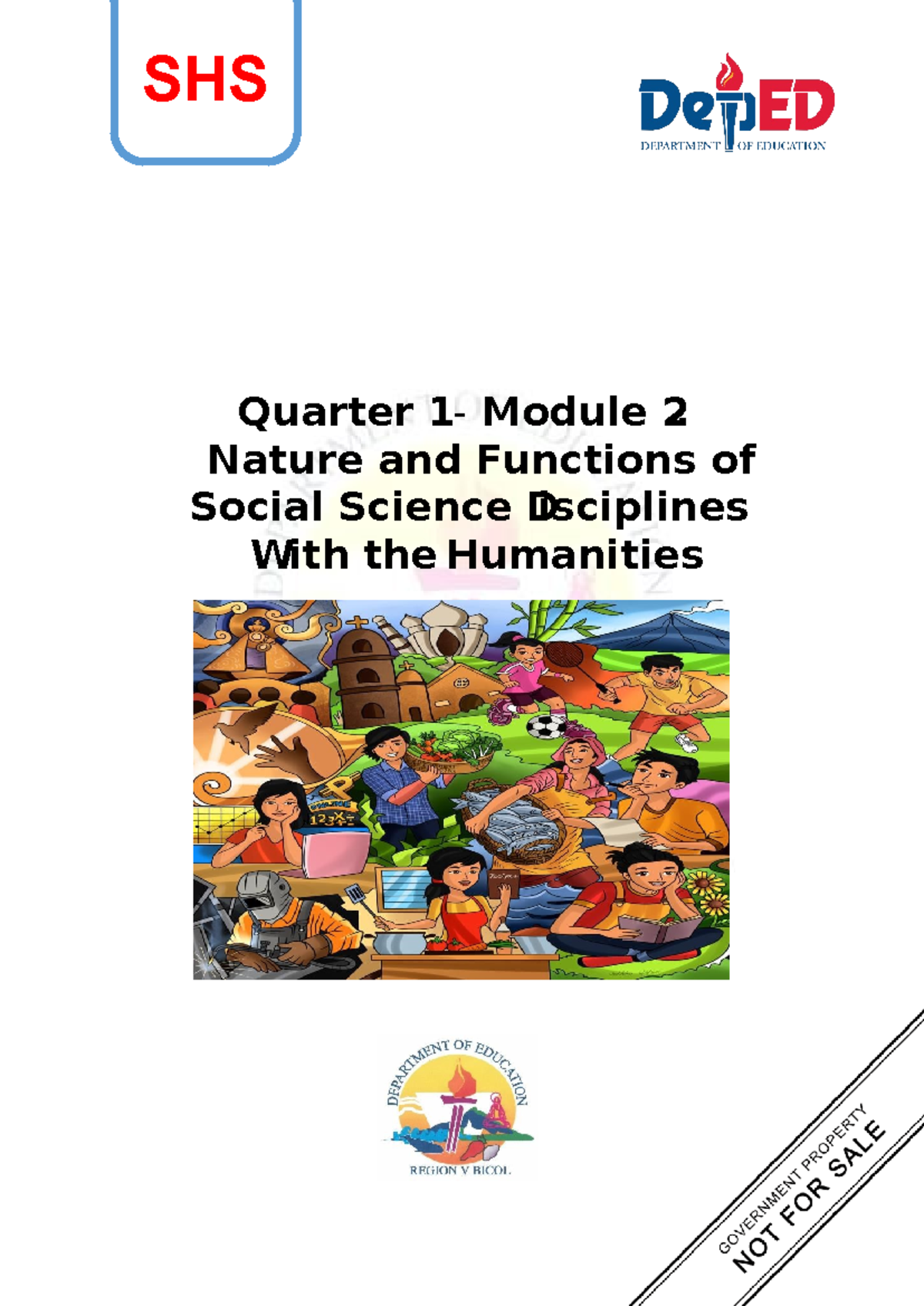 Humss-DISS Module 2 Q1 Week2 Camarines Sur - 18 Pages - SHS Quarter 1 ...