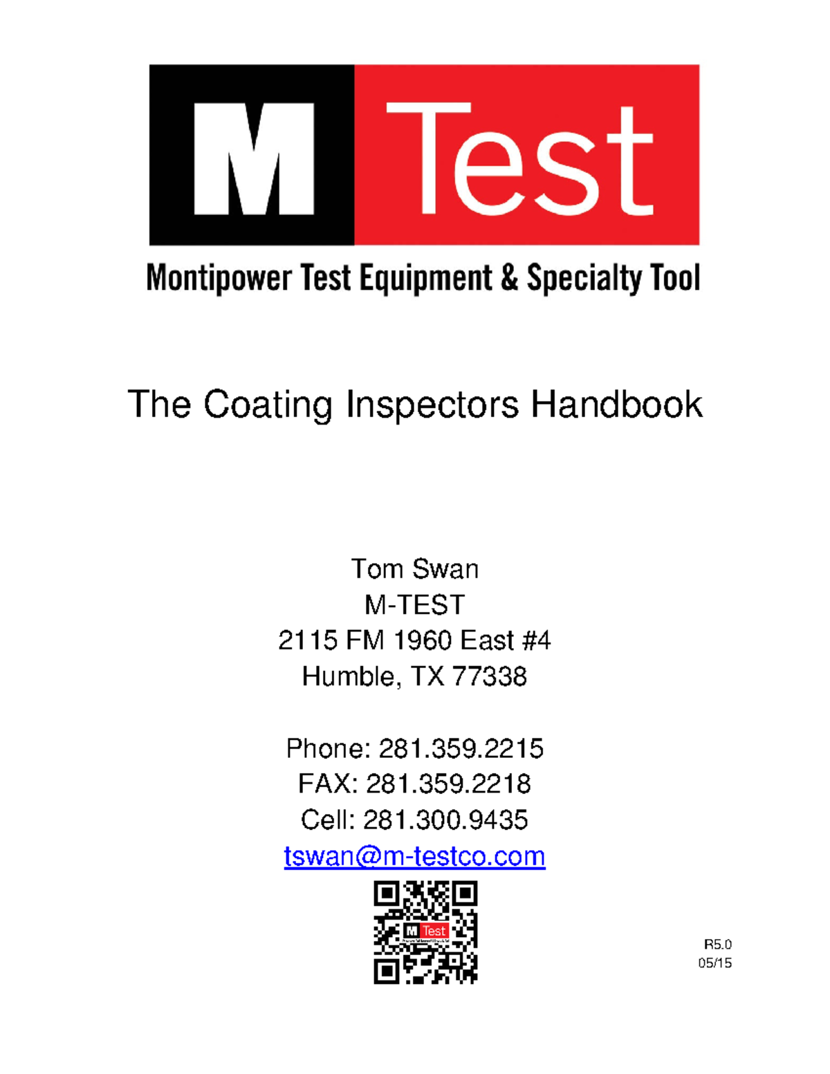 The Coating Inspectors Handbook R 5 (002) The Coating Inspectors