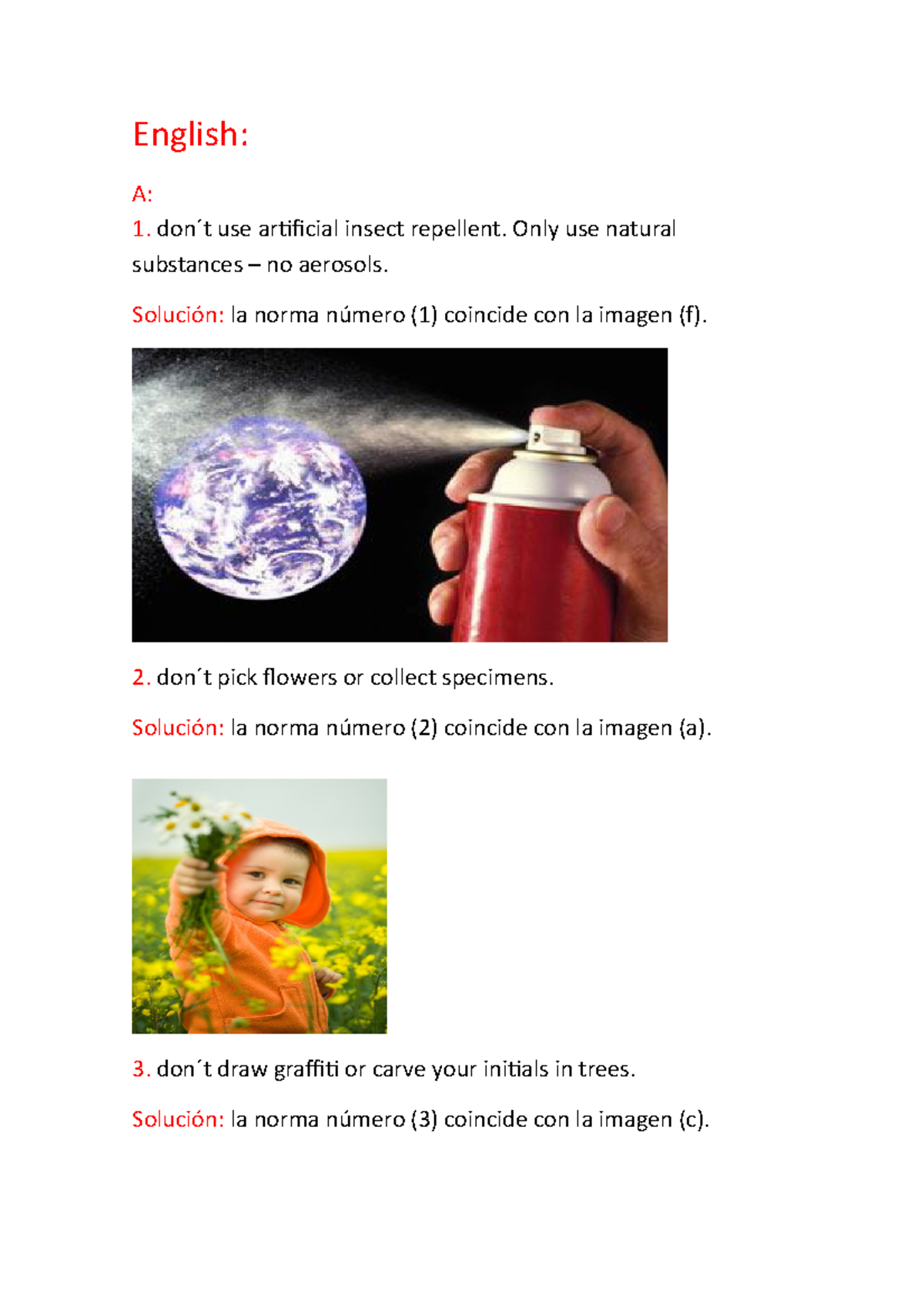 English ngfbsgb English A don ́t use artificial insect repellent