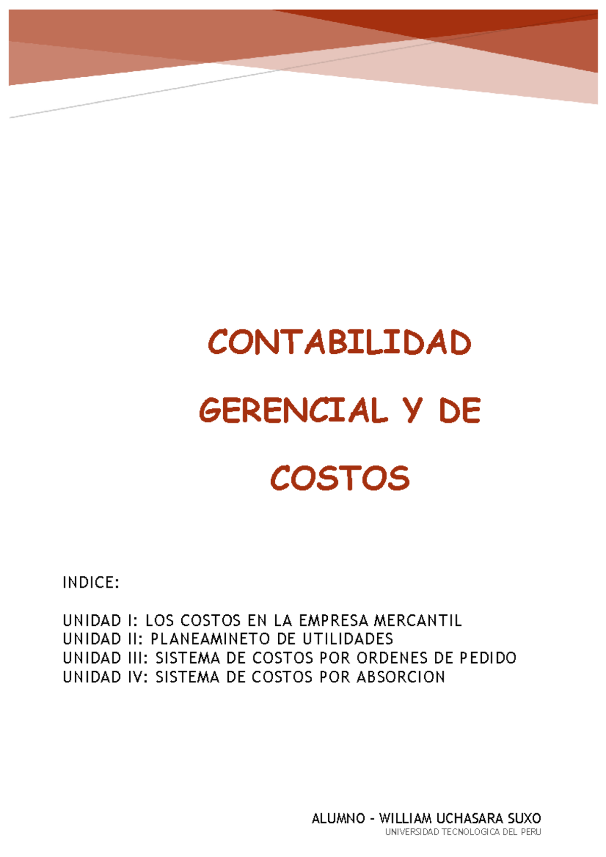 Contabilidad Gerencial Y De Costos Contabilidad Gerencial Y De Costos
