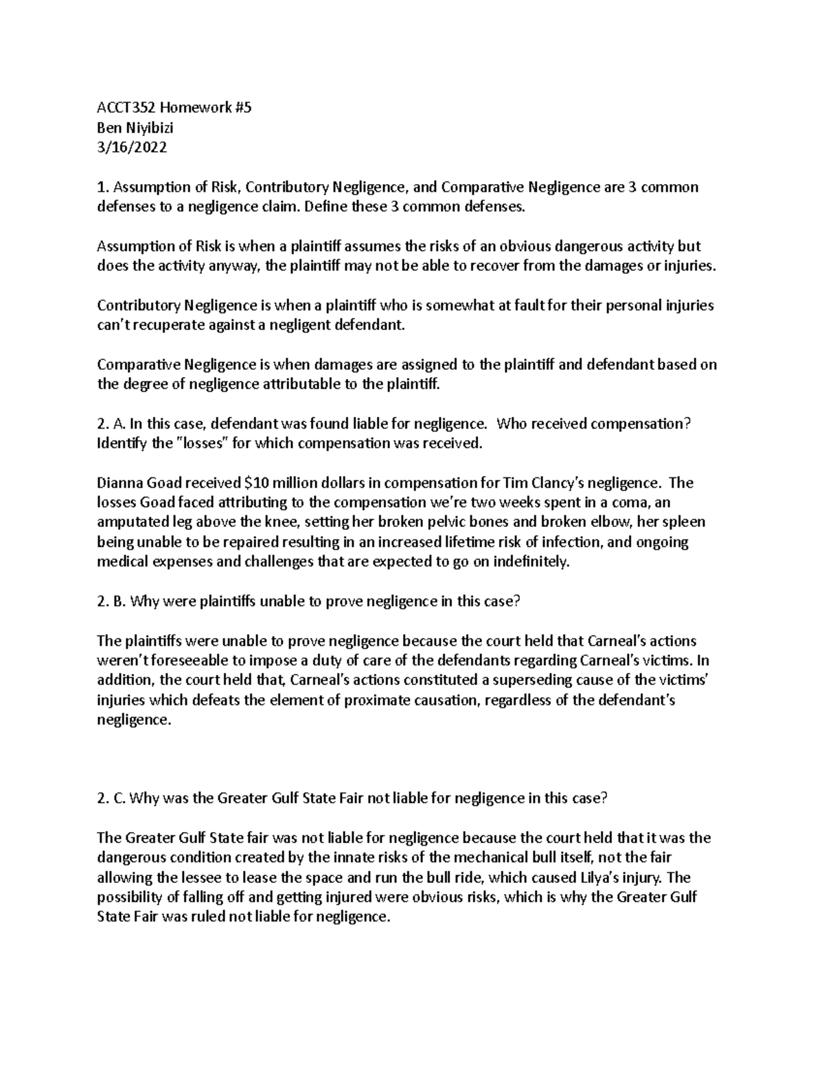 ACCT352 Homework 5 HW 5, Virgil ACCT352 Homework Ben 3
