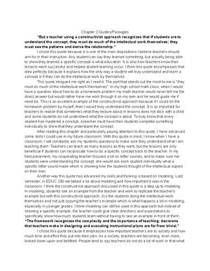 EDUC 361- Key Words CH 1 - Writing Assignment - Chapter One: Key Words ...