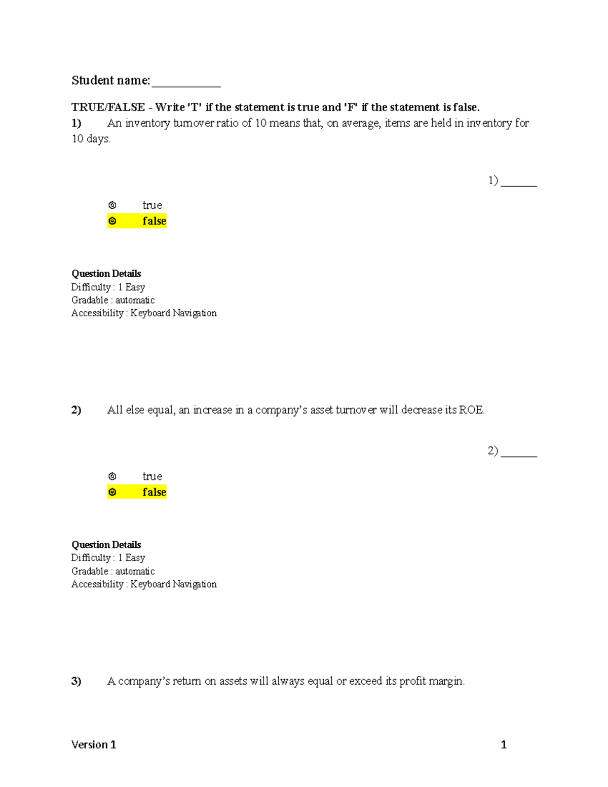 chapter-02-test-version-1-student-name-true-false-write