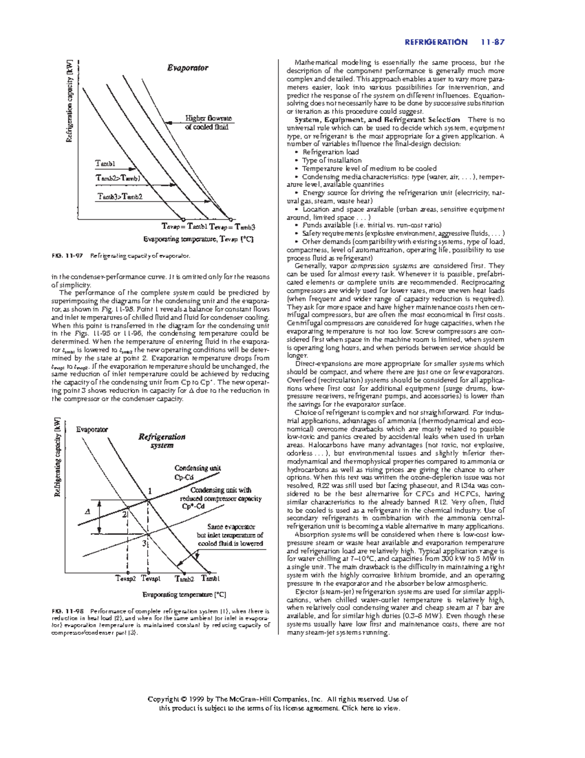 Chemical engineering57 in the condenserperformance curve. It is