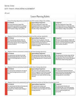 D171 Task 1 - Task 1 Accepted And Approved For Passing Grade. - WGU ...