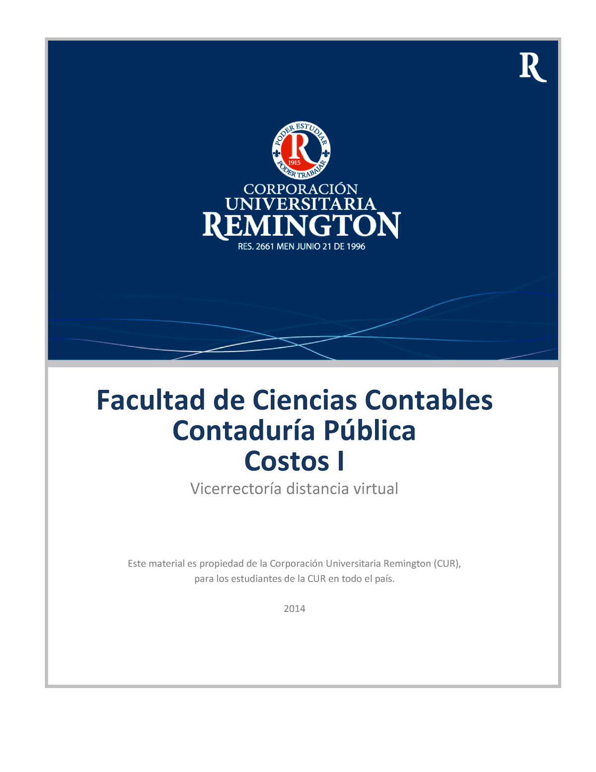 03-Costos I - Modulo De Costos 1 - Facultad De Ciencias Contables ...